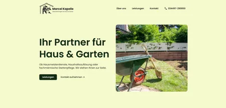 Marcel Kapelle - Diensleistungen für Haus und Garten